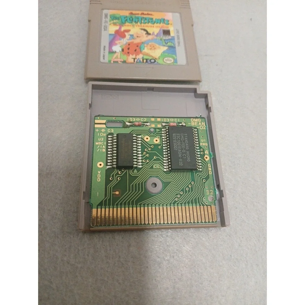The Flintstones King Rock Treasure Island  Nintendo Game Boy - Authentic Mint!